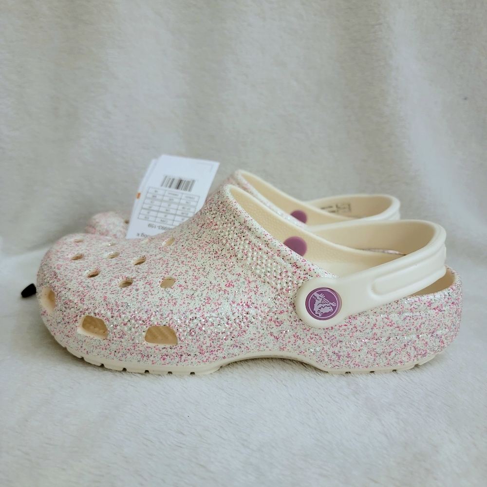 Glitter Classic Crocs - Juniors